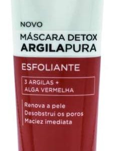 máscara detox esfoliante loreal