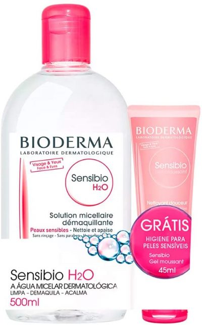 Kit de higiene para peles sensíveis Bioderma