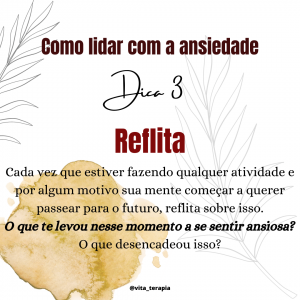 como lidar com a ansiedade- reflita